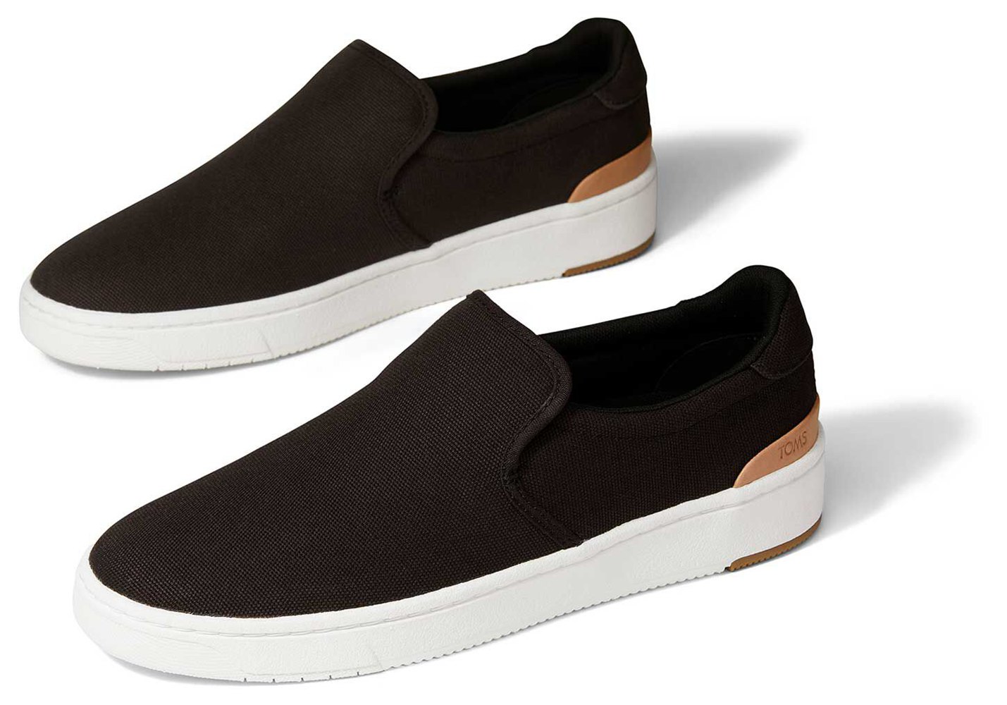 Toms Slip On Męskie Czarne - Trvl Lite - 17YHPGZJR